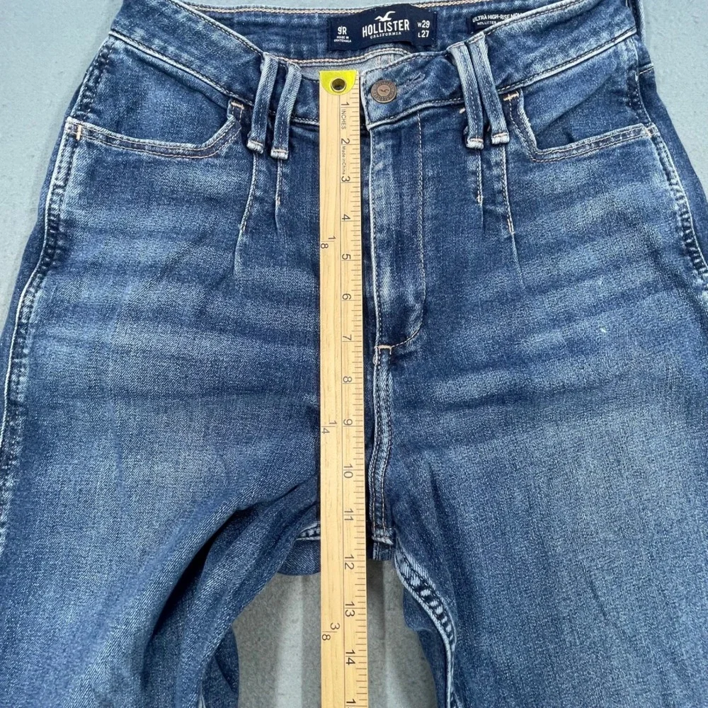 Hollister Blue Ultra High-Rise Mom Jean Vintage Stretch Women 9R